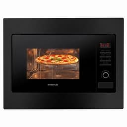 Inventum IMC6125FZWA Inbouw combimagnetron - 25L - 900W - 45cm - Hetelucht- en grillfunctie - Zwart — thumbnail 1