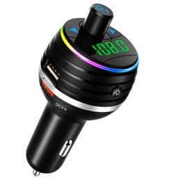 Bluetooth Transmitter - USB Lader - FM Transmitter - 12 V - Handsfree bellen - Snelladen — thumbnail 1