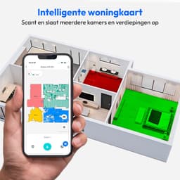 MEDION Robotstofzuiger met afzuigstation en dweilfunctie X23 SW+ (lasernavigatie, sterke 5000 Pa zuigkracht, 2-in-1 robotstofzuiger, nauwkeurige kaartopbouw, Go & No Go-zones, meerdere verdiepingen) b — thumbnail 2