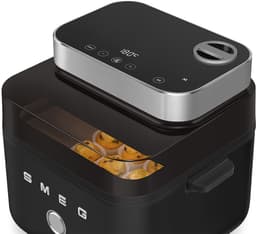 SMEG AFC01BLMEU Air Fryer – 7,3 Liter – 1450W – Mat Zwart – Heteluchtfriteuse met 8 Programma's — thumbnail 5