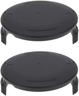 Grasmaaier Spoel Dop 86x34mm - 2x Spoel Cap - Kunststof - Zwart - Slijtvast - Bescherming Lijnspoel - Spoeldop — thumbnail 1