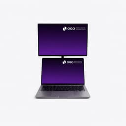 OGO OneSight 2.5K - Draagbare monitor voor laptop - 2.5K-resolutie - Verstelbaar statief - Inclusief beschermhoes — thumbnail 1
