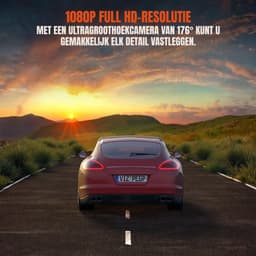 QORA® Dashcam voor Auto Voor en Achter - Dashcam - Zwart - 15cm x 12cm x 9cm — thumbnail 5