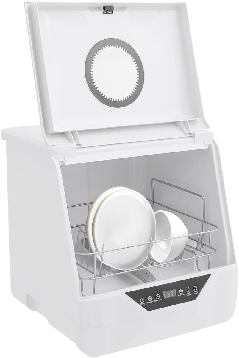 Tafelvaatwasser - Kleine vaatwasser - Keuken Gemak - Energiezuinig - 2-5 personen - Wit — afbeelding 1
