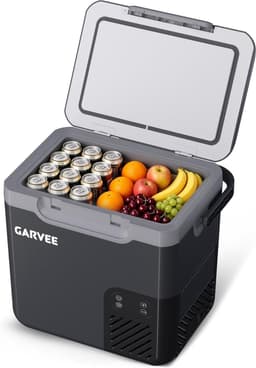Draagbare autokoelbox van 18 liter – Koelkast met compressoraandrijving (-20 tot 20 °C) – Energieverbruik <30 W – Stille werking (45 dB) – – LED-display, licht van gewicht – Ideaal voor vrachtwagens, kamperen, reizen en thuisgebruik — thumbnail 4