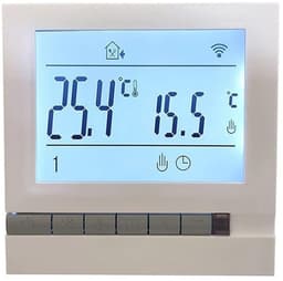 Centrale Verwarming Hub - Thermostaat Controller - Vloerverwarming Regelen - Tijdvertraging Functie - 3A - Wit — thumbnail 1