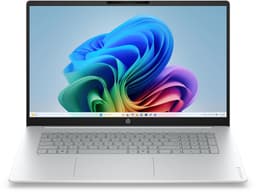 HP OmniBook 3 AI PC 17-dg0005ndx Intel Core 3 Laptop 43,9 cm (17.3") Full HD 12 GB DDR5-SDRAM 512 GB SSD Wi-Fi 6 (802.11ax) Windows 11 Home Grijs, Zilver QWERTY — thumbnail 1