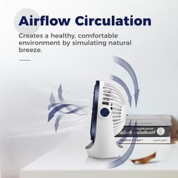 USB Tafelventilator – Sterke Luchtstroom – 3 Snelheden – 360° Draaibaar – Stil – Compact Design — thumbnail 3