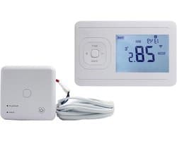 Wifi Thermostaat Met Ontvanger - Draadloze Kamerthermostaat - Zone Verwarming - App Bediening - 1.3 x 3.4 x 13.6 cm