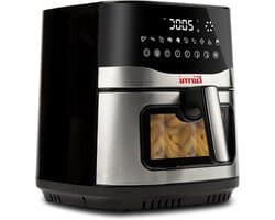 Heteluchtfriteuse - Airfryer Frituurpan - Gezond Frituren - Grote Capaciteit - 9 Liter - Zwart