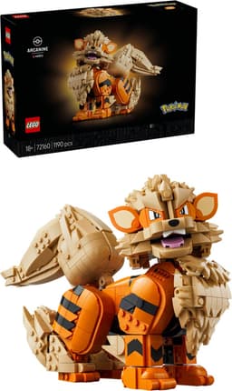LEGO Pokémon - Arcanine Pokémon Dieren Figuur Bouwpakket voor Volwassenen en Woondecoratie - 72160 — thumbnail 5