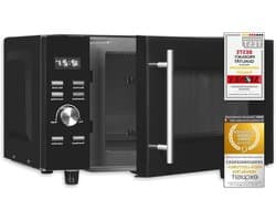 Magnetron met Grill - Compacte Oven - Snel Eten - Flatbed Technologie - 23 Liter - Zwart