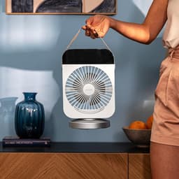 Mini Aircooler 4-in-1 – Luchtkoeler met Ventilator, Luchtbevochtiger, 300 ml Waterreservoir, 4 Snelheden, Oscillatie, Timer & LED Verlichting — thumbnail 3