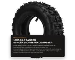 Grasmaaier Banden Schokabsorberend - Binnen- en Buitenbanden - Verdikte Band - Antislip Textuur - Duurzaam Butylrubber - Uitstekende Afdichtingsprestaties