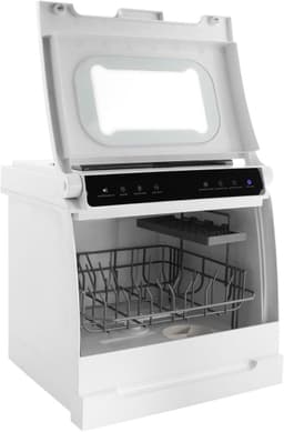 Compacte staande vaatwasser - Tafelmodel vaatwasser Mini vaatwasser - Keuken schoonmaken - 360 graden reiniging - 4-6 personen - Wit — thumbnail 1