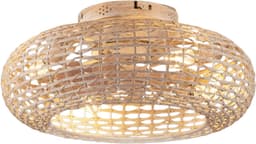 Lìon® Ventilator Plafond - Ventilator - Ventilator Staand Afstandsbediening - Naturaal - 50cm x 23cm x 50cm — thumbnail 2