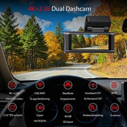NIVA® Dashcam - Autocamera voor Auto - Compacte Autocamera - Zwart - 4cm x 9cm x 6cm — thumbnail 5
