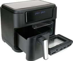 Dubbele Heteluchtfriteuse / Airfryer – 2400W – Dual Zone 11 Liter (3,5L + 7,5L) – Digitaal LCD Display – Anti-Aanbak – Vaatwasserbestendig — thumbnail 4