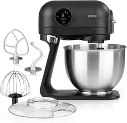 Keukenmachine - Mixer Kom - Bakken en Koken - Planetair Roersysteem - 5 Liter Kom - Zwart — thumbnail 1