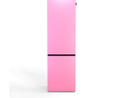 Nunki Large Combi NFA – Koel-vriescombinatie – No Frost – A-klasse – 304 liter – Front Bubblegum Pink Satin