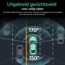 Botslab Dashcam - 4K resolutie + FullHD achtercamera - Night vision met Sony Starvis 2 sensor - App bediening met Wifi - GPS ingebouwd - 2,0 inch LCD - Dubbele dashcam met -Spraakbediening-24/7 parkeerbewaking- inclusief 64gb Micro SD kaart — thumbnail 2