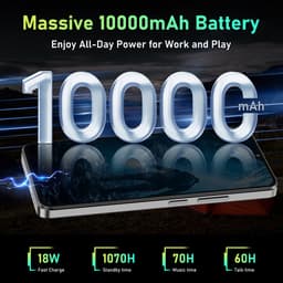 OUKITEL C59 Smartphone, 10000mAh, 16GB+128GB, 6,88" HD+ 90Hz, Android 15, 13MP, GPS — thumbnail 4