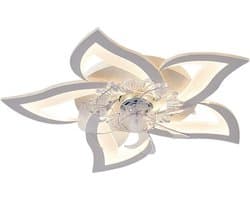 TamTrade Plafondventilator - Plafond ventilator met verlichting - LED - Dimbare verlichting - Instelbare kleurtemperatuur