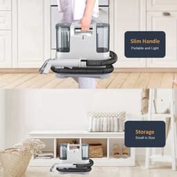 Stofzuiger – Zuigapparaat – Sobezuiger – Tapijtreiniger – Nat- en Droogzuiger – Krachtige 400W Motor – 9kPa Zuigkracht — thumbnail 1