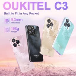 OUKITEL C3 Smartphone , 5000mAh, 16GB+64GB, 13MP, 6,52" HD, Android 14, Dual 4G, OTG, GPS — thumbnail 5