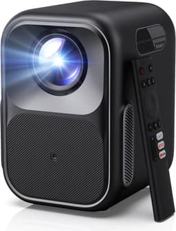 Mini Beamer Full HD 1080p met Google TV en Netflix – 300 ISO Lumen – Autofocus – 4K Ondersteuning — thumbnail 1