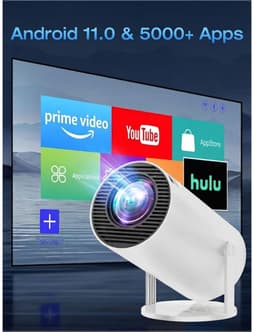 SP® Mini Beamer - Verbeterde Miniprojector - Draagbare Beamer - Wit - 10cm x 10cm x 15cm — thumbnail 2