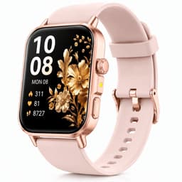 Smartwatch Dames & Heren – 2.0" HD Touchscreen – Bluetooth Bellen – 4 Bandjes Incl. – Hartslagmeter, SpO₂ & Slaapmonitor – IP68 Waterdicht – 136 Sportmodi – 450mAh Batterij – SOS & Zaklamp – Samsung & iPhone — thumbnail 1