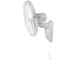House Of Atelier - Wand ventilator - Muur Koeler - Wandgemonteerde Ventilator - 3 Snelheden - Grote Hoek - Koordbediening