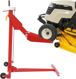 Grasmaaier Hefbok - Hefplatform Maaier - Onderhoud Gazonmaaier - Hoge Belastbaarheid - 450 lbs - Zwart Rood — thumbnail 1