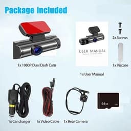 Auto Dashcam - Autocamera DVR - Veilige Ritten - 170° Groothoeklens - 1080P Full HD - Zwart — thumbnail 2