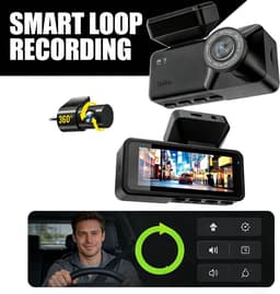 Dashcam - Autocamera Rijcamera - Verkeersregistratie - G-sensor voor crashdetectie - 3.2 inch scherm - Zwart — thumbnail 5