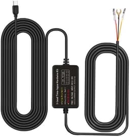 Dashcam-hardwire-kit 11ft/335cm, speciaal voor Q20/ Q20S / Q23 serie, 12V-24V, Type-C-aansluiting, Acc, 24 uur parkeerbewaking, laagspanningsbeveiliging — thumbnail 2
