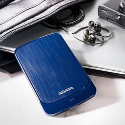 Externe Harde Schijf - Draagbare Opslag - Bestanden Opslaan - Schoksensoren - 1 TB - Blauw — thumbnail 2