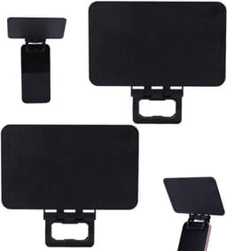 2 stuks telefoonzonneschermhoes, antireflectie en antireflectie, verstelbaar autotelefoonscherm tegen de zon met clips, universeel, geschikt voor alle smartphones — thumbnail 1