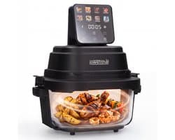 Airfryer Glazen Oven Digitaal - Airfryen, Bakken, Grillen en Roosteren - 8 Programma's - 4 Liter - 80–200 °C - Löwenthal