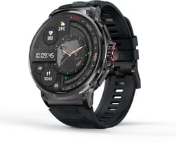 FOSMET Smartwatch Heren - 1200mAh accu - Smartwatch Heren Militair Kwaliteit - 60 dagen standby - Rugged Horloge Heren - Stappenteller - Hartslagmeter - Slaapmonitor - Belfunctie - Kompas - Waterdicht - Sport Horloge - Geschikt voor Android en iOS — thumbnail 1