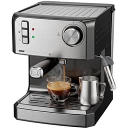 Sogiol® Pistonmachine 20 Bar - Espressomachine met Melkopschuimer 1,6L Zwart — thumbnail 1