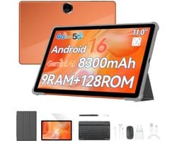 Blackview ZENO5 Tablet - 12GB RAM - 128GB ROM- 8300mAh- Android 16 - Oranje