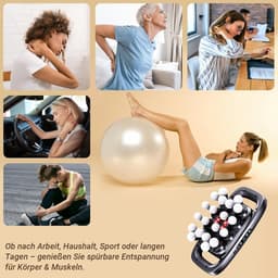 Massagepistool - Zwart - Diepteweefselmassage - Ingebouwde warmtefunctie - Voor Spierontspanning — thumbnail 5