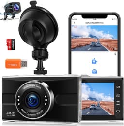 Dashcam - Metalen Behuizing - 2.5K Quad HD Resolutie - WiFi Verbinding - Voor Auto's — thumbnail 1