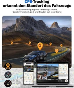 360 Graden Dashcam voor Auto - HD Video - Nachtzicht en GPS - Voor alle voertuigen — thumbnail 3