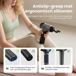 Massagepistool - ABS - Dieptewerking van 10mm - Verbeterde batterij - Voor Sporters en Thuisgebruik — thumbnail 3