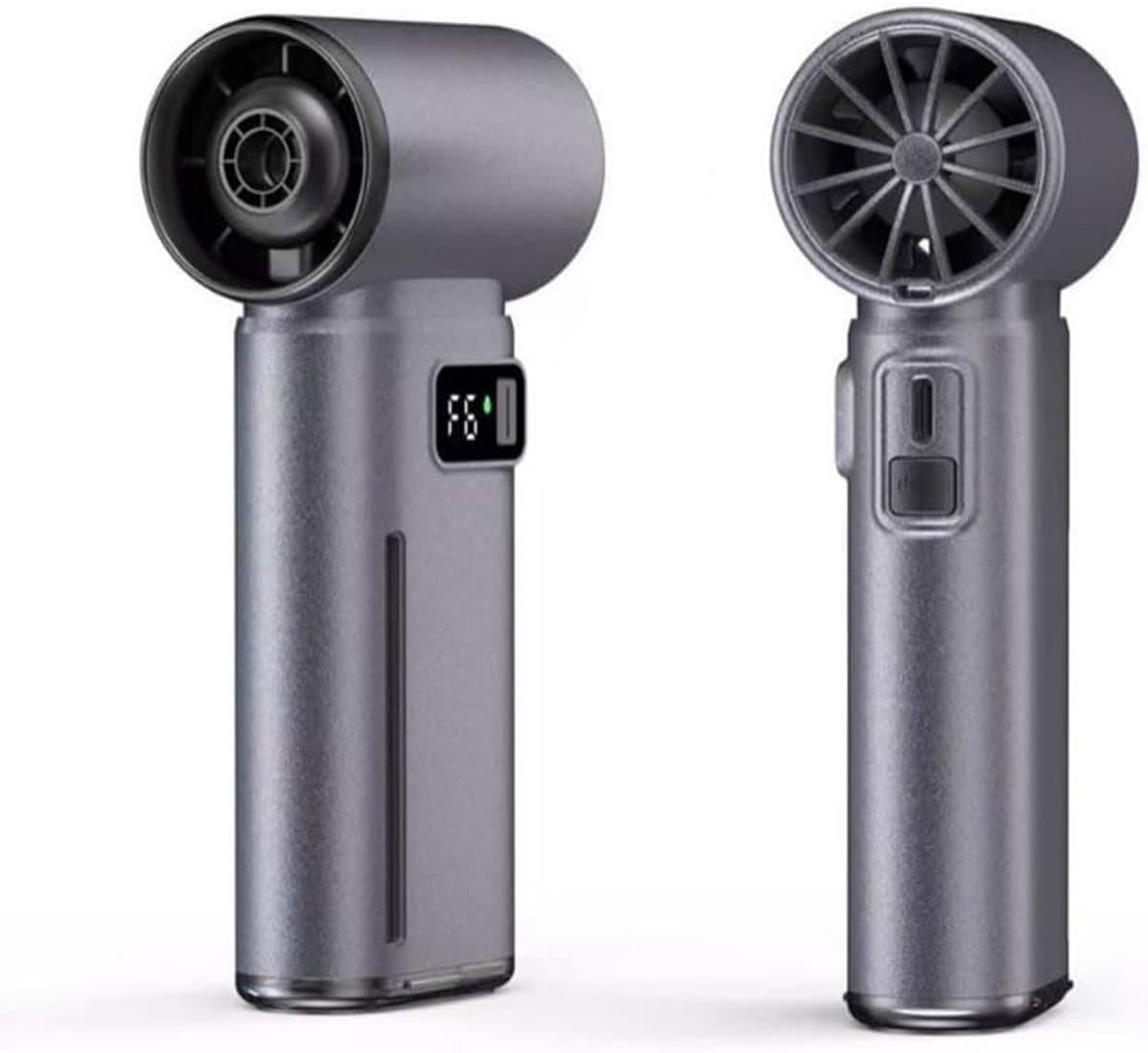 LISM-Handventilator met fijne nevel, afneembaar waterreservoir, LED-display, oplaadbare 2000mAh-ventilator, Geschikt voor reizen, buitenactiviteiten, kamperen, strand, thuis, op kantoor en als cadeau Geschikt voor mannen en vrouwen. — afbeelding 1