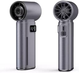 LISM-Handventilator met fijne nevel, afneembaar waterreservoir, LED-display, oplaadbare 2000mAh-ventilator, Geschikt voor reizen, buitenactiviteiten, kamperen, strand, thuis, op kantoor en als cadeau Geschikt voor mannen en vrouwen. — thumbnail 1
