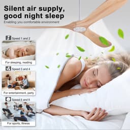 HAUSS SPOLE Plafondventilator - 183 cm - Stil Zonder Verlichting Met Afstandsbediening - Metaal En Hout - Wit Naturel - Voor Woonkamer En Terras — thumbnail 5